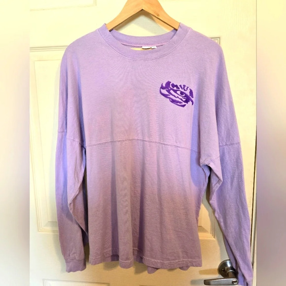 Venley Women's LS LSU Geaux Tigers Purple Shirt Sz Small - Picture 1 of 6
